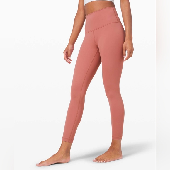 Lululemon leggings Wunder Under High-Rise Tight Luxtreme 28" 10 NWT Brier rose - Picture 1 of 2